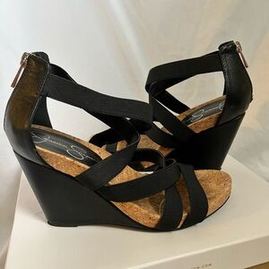 Jessica Simpson Bassena Wrap Wedges